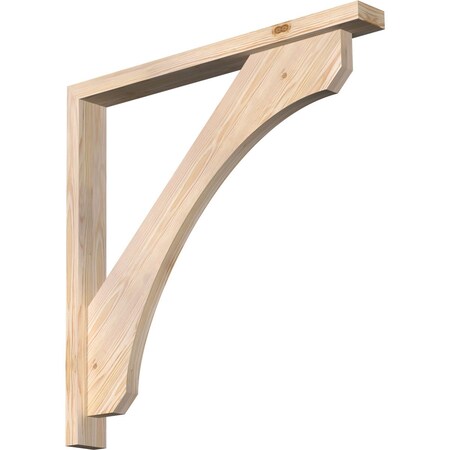 Legacy Block Smooth Bracket W/ Offset Brace, Douglas Fir, 3 1/2W X 32D X 32H